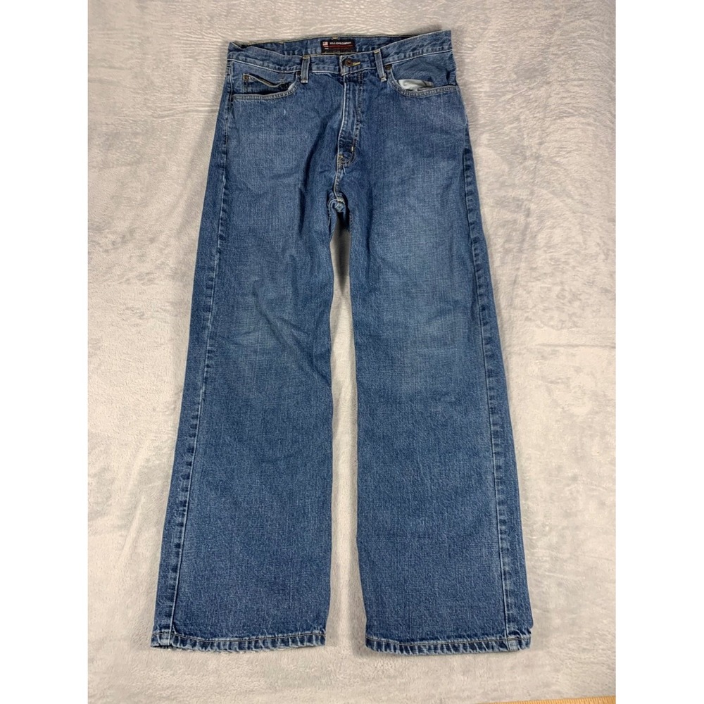 Y2K Polo Jeans Company RL Wide Leg Blue Jeans Woodrow Mens 34x31